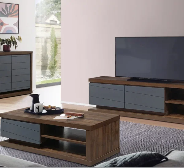 Zola Plasma Stand , Coffee Table , Side Board Set